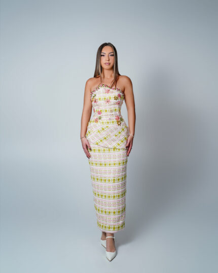 Rosé Jardin Couture Gown