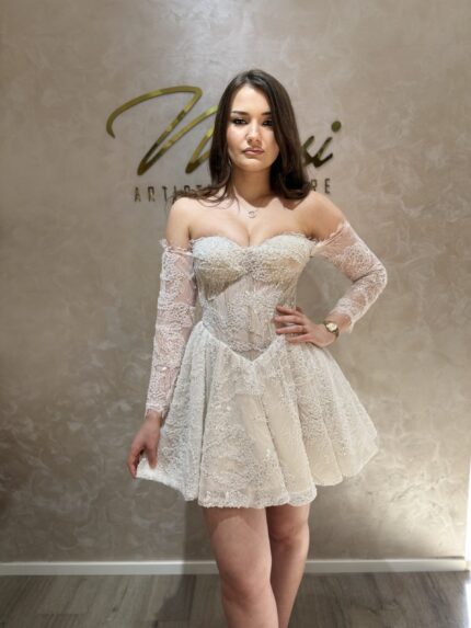 Celeste Pearl Engagement Dress